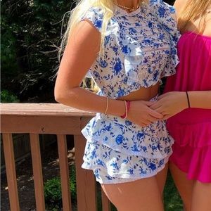 super cute blue 2 piece set